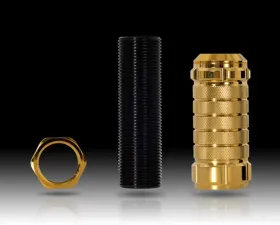 NRG Chrome Gold M10 x 1.25 Stealth Adjustable Shift Knob Universal