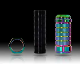 NRG Neochrome M10 x 1.25 Stealth Adjustable Shift Knob Universal