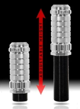 NRG Silver M10 x 1.25 Stealth Adjustable Shift Knob Universal                                     - SK-500SL-1 - Image 2