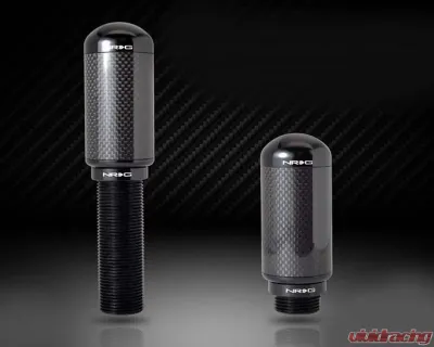 NRG Carbon Fiber M10 x 1.25 The Baton Style Adjustable Shift Knob Universal - SK-550CF-1