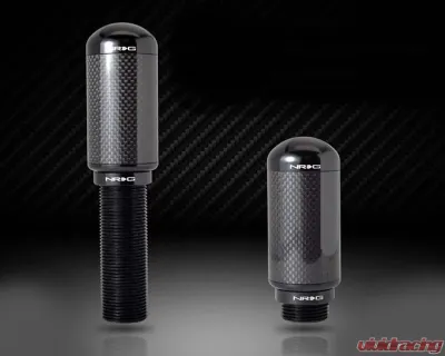 NRG Carbon Fiber M10 x 1.5 The Baton Style Adjustable Shift Knob Universal - SK-550CF-2