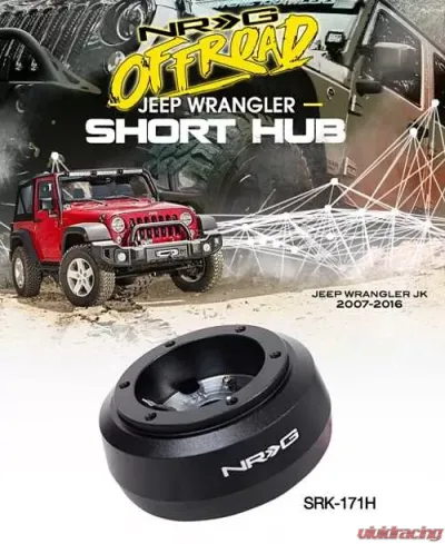 NRG Short Steering Wheel Adaptor Hub Jeep Wrangler JK 07-17 - SRK-171H