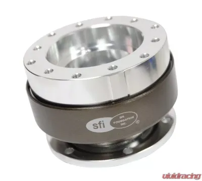 NRG Quick Release Gen 1.5 Silver Body Chrome Ring SFI SPEC 42.1 - SRK-200-1SL