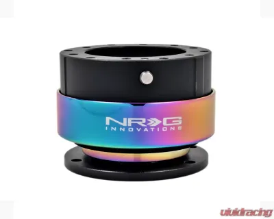 NRG Quick Release Gen 2.0 Black Body Neo Chrome Ring - SRK-200BK-MC