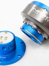 NRG Quick Release Gen 2.0 Blue Body Titanium Chrome Ring                                     - SRK-200BL - Image 3