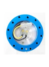 NRG Quick Release Gen 2.0 Blue Body Titanium Chrome Ring                                     - SRK-200BL - Image 2