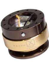 NRG Quick Release Gen 2.0 Bronze Body Chrome Gold Ring                                     - SRK-200BR-CG - Image 4