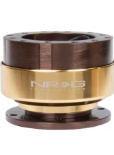 NRG Quick Release Gen 2.0 Bronze Body Chrome Gold Ring                                     - SRK-200BR-CG - Image 4