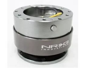 NRG Quick Release Gen 2.0 Gun Metal Body Titanium Chrome Ring