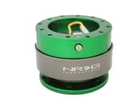 NRG Quick Release Gen 2.0 Green Body Titanium Chrome Ring