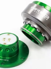NRG Quick Release Gen 2.0 Green Body Titanium Chrome Ring                                     - SRK-200GN - Image 2