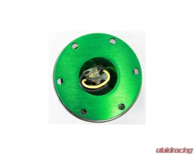 NRG Quick Release Gen 2.0 Green Body Titanium Chrome Ring - SRK-200GN