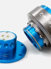 NRG Quick Release Gen 2.0 New Blue Body Titanium Chrome Ring                                     - SRK-200NB - Image 3