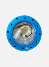 NRG Quick Release Gen 2.0 New Blue Body Titanium Chrome Ring                                     - SRK-200NB - Image 3