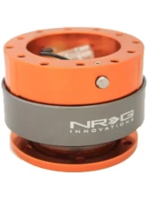 NRG Quick Release Gen 2.0 Orange Body Titanium Chrome Ring                                     - SRK-200OR - Image 4