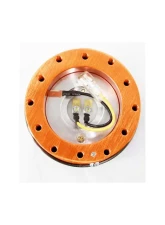 NRG Quick Release Gen 2.0 Orange Body Titanium Chrome Ring                                     - SRK-200OR - Image 4