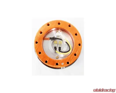 NRG Quick Release Gen 2.0 Orange Body Titanium Chrome Ring - SRK-200OR
