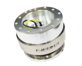 NRG Quick Release Gen 2.0 Silver Shinny Body Brushed Silver Ring