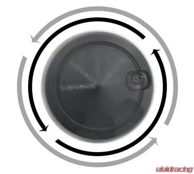 NRG Quick Lock Lock Spinner Black - SRK-201MB