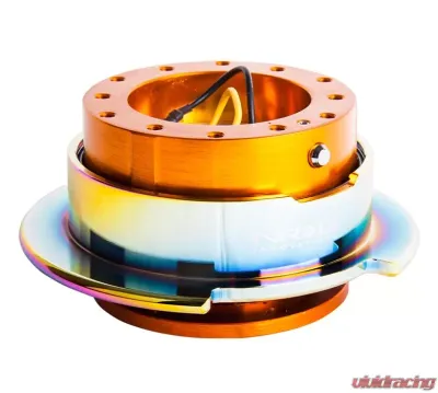 NRG Quick Release Gen 2.5 Rose Gold Body Neo Chrome Ring - SRK-250RG/MC