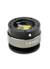 NRG Quick Release Gen 2.0 5-Hole Black Body Titanium Chrome Ring                                     - SRK-300BK - Image 2