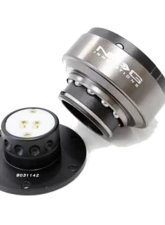 NRG Quick Release Gen 2.0 5-Hole Black Body Titanium Chrome Ring                                     - SRK-300BK - Image 2