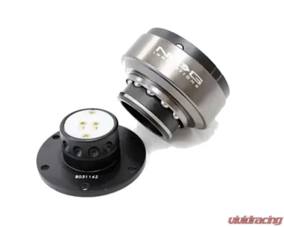 NRG Quick Release Gen 2.0 5-Hole Black Body Titanium Chrome Ring - SRK-300BK