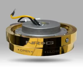 NRG Quick Release Chrome Gold Thin