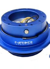 NRG Quick Release Gen 3.0 Blue Body Blue Ring with Handles                                     - SRK-650BL - Image 4