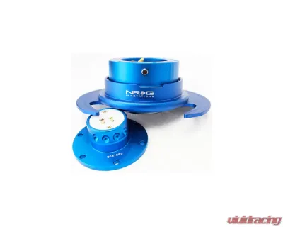 NRG Quick Release Gen 3.0 Blue Body Blue Ring with Handles - SRK-650BL