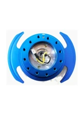 NRG Quick Release Gen 3.0 Blue Body Blue Ring with Handles                                     - SRK-650BL - Image 3