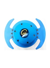 NRG Quick Release Gen 3.0 Blue Body Blue Ring with Handles                                     - SRK-650BL - Image 4