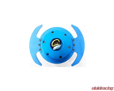 NRG Quick Release Gen 3.0 Blue Body Blue Ring with Handles - SRK-650BL
