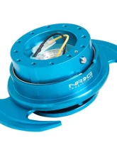 NRG Quick Release Gen 3.0 New Blue Body New Blue Ring with Handles                                     - SRK-650NB - Image 2