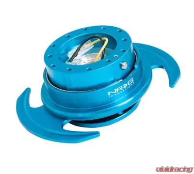 NRG Quick Release Gen 3.0 New Blue Body New Blue Ring with Handles - SRK-650NB