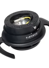 NRG Quick Release Gen 4.0 Black Body Black Ring with Handles                                     - SRK-700BK - Image 4