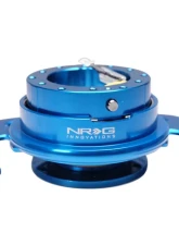 NRG Quick Release Gen 4.0 Blue Body Blue Ring with Handles                                     - SRK-700BL - Image 3