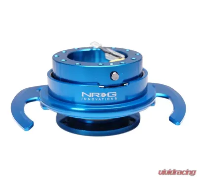NRG Quick Release Gen 4.0 Blue Body Blue Ring with Handles - SRK-700BL
