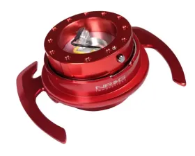 NRG Quick Release Gen 4.0 Red Body Red Ring with Handles