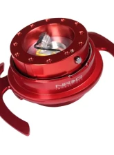 NRG Quick Release Gen 4.0 Red Body Red Ring with Handles                                     - SRK-700RD - Image 5