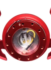 NRG Quick Release Gen 4.0 Red Body Red Ring with Handles                                     - SRK-700RD - Image 4