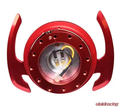 NRG Quick Release Gen 4.0 Red Body Red Ring with Handles - SRK-700RD