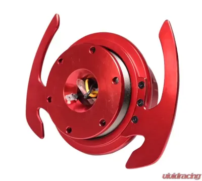 NRG Quick Release Gen 4.0 Red Body Red Ring with Handles - SRK-700RD