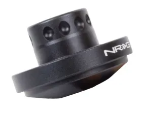 NRG Short Steering Wheel Adaptor Hub OEM Lock Nut Black Spline Polaris RZR | Polaris Ranger