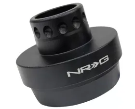 NRG Short Steering Wheel Adaptor Hub Spline OEM Lock Nut Black Yamaha YXZ 16-19