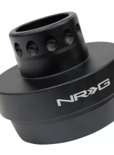 NRG Short Steering Wheel Adaptor Hub Spline OEM Lock Nut Black Yamaha YXZ 16-19                                     - SRK-YXZH - Image 3