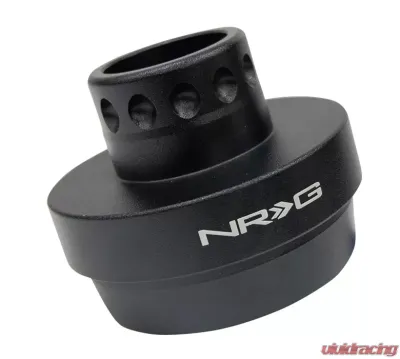 NRG Short Steering Wheel Adaptor Hub Spline OEM Lock Nut Black Yamaha YXZ 16-19 - SRK-YXZH
