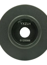 NRG Short Steering Wheel Adaptor Hub Spline OEM Lock Nut Black Yamaha YXZ 16-19                                     - SRK-YXZH - Image 3