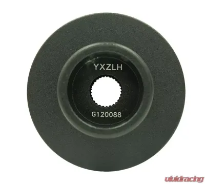 NRG Short Steering Wheel Adaptor Hub Spline OEM Lock Nut Black Yamaha YXZ 16-19 - SRK-YXZH