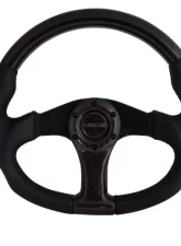 NRG Carbon Fiber Steering Wheel 350MM Aluminum-Carbon Center Carbon Flat Bottom                                     - ST-013CFCF - Image 3